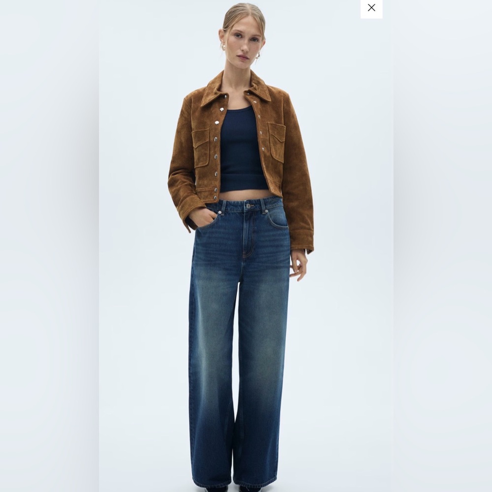 NWT Low Rise Wide Leg Jeans